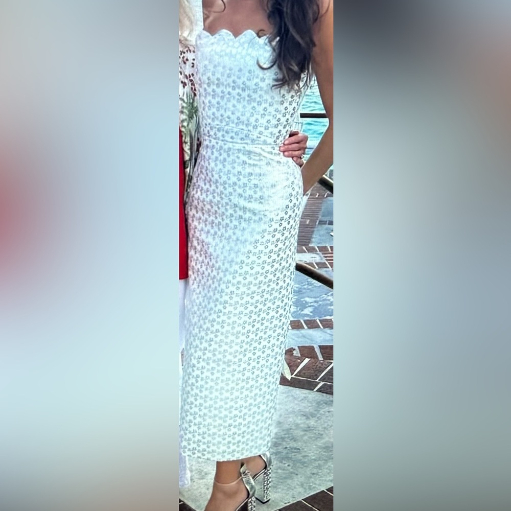 Markarian Strapless Ice Blue Marcella dress NWT - Picture 13 of 13